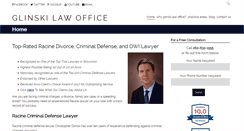 Desktop Screenshot of glinskilawoffice.com
